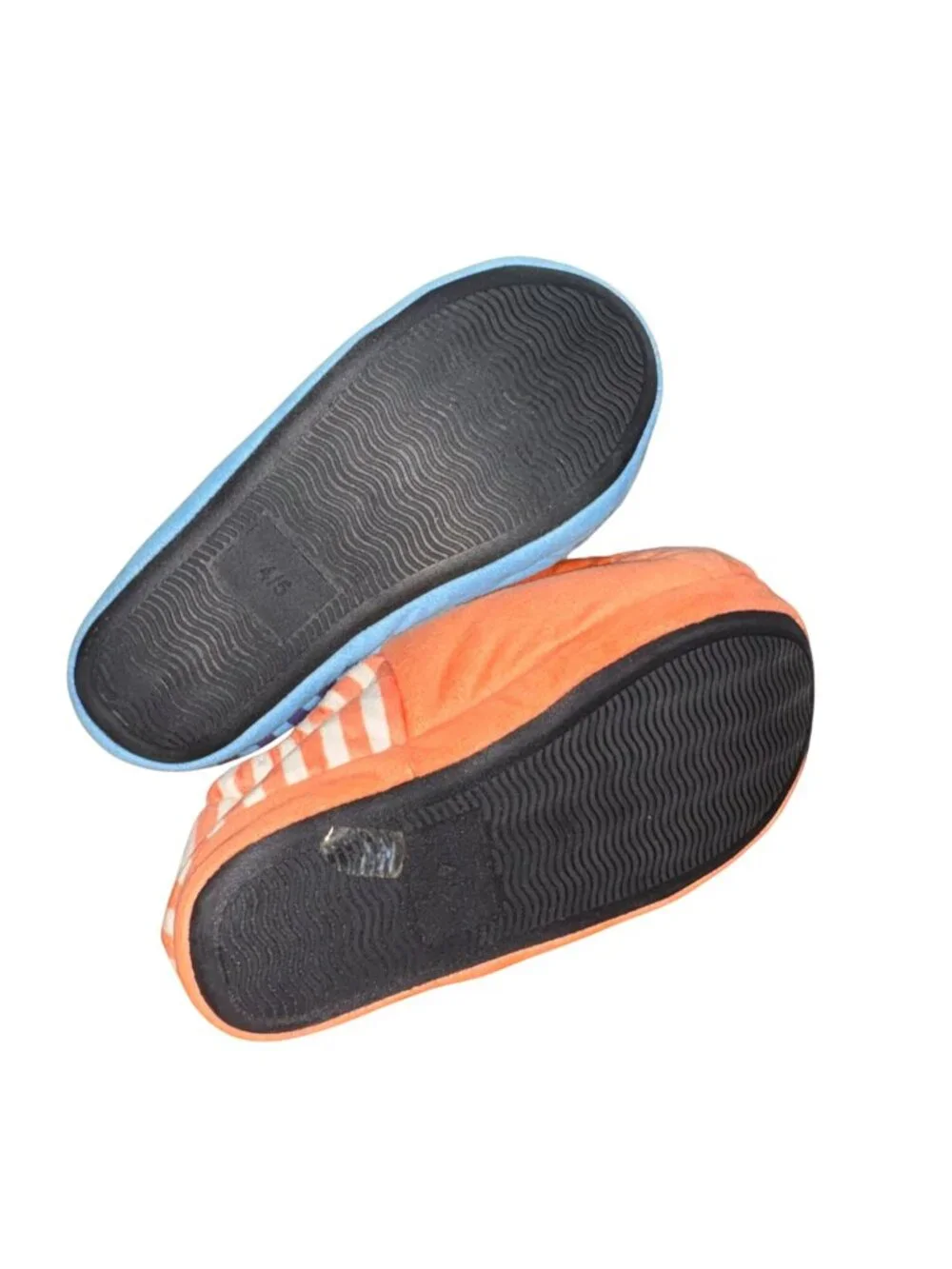 Ground Up Kids' Bluey and Bingo 3D Head Slippers-Size 4/5-GUC